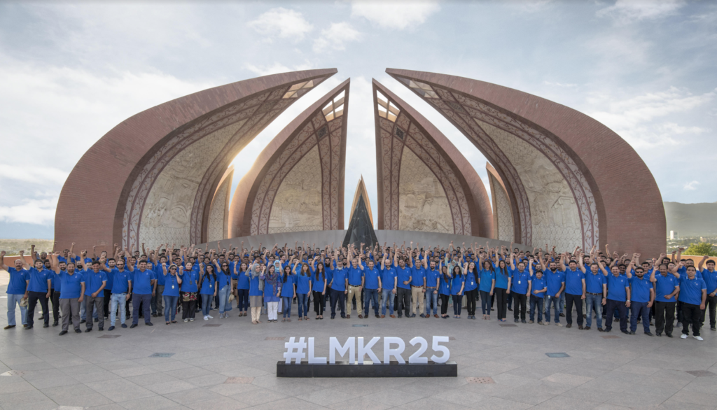 LMKR team celebrates its 25th Anniversary in Shakarparian, Islamabad, on June 2019.